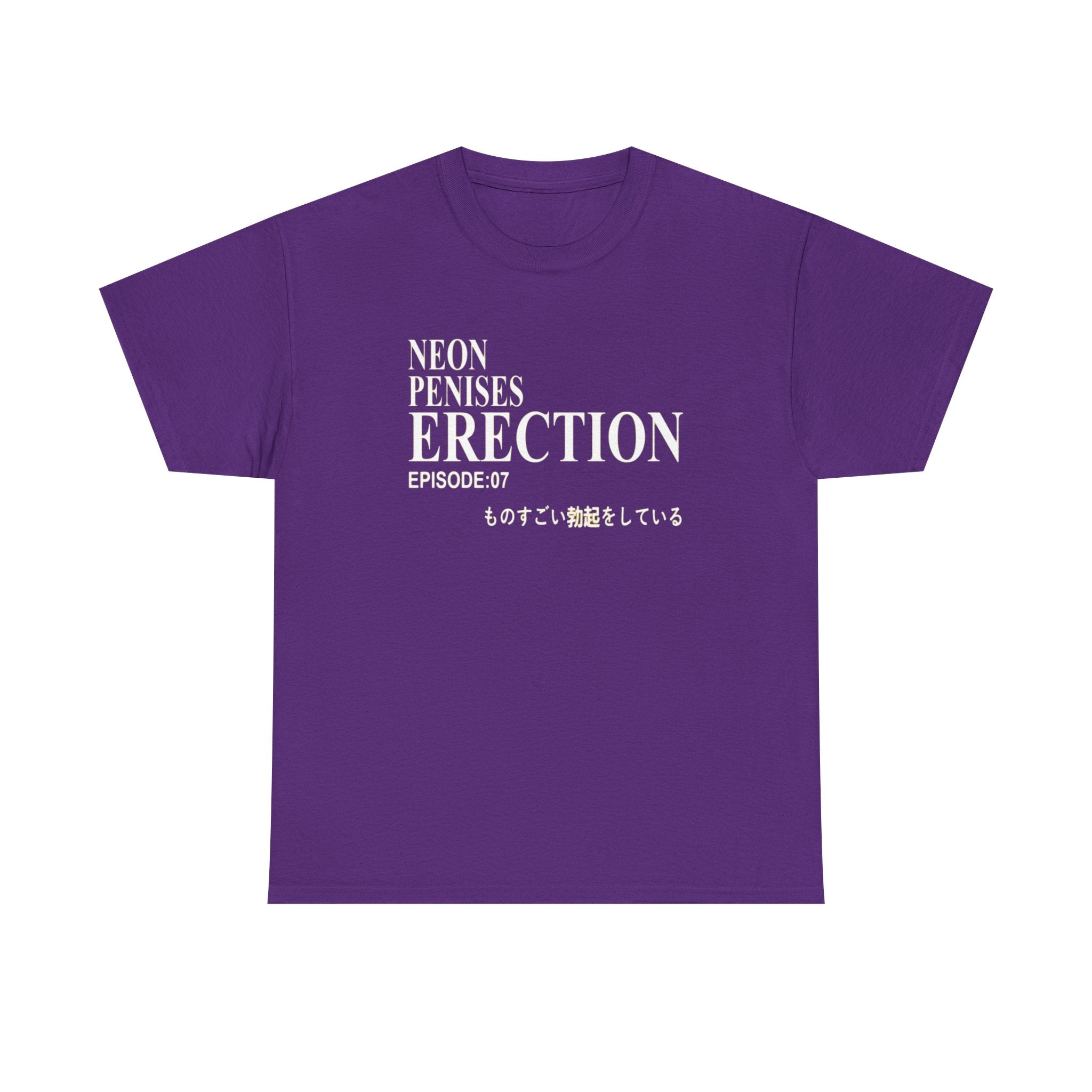 Neon Penises Erection Graphic Tee