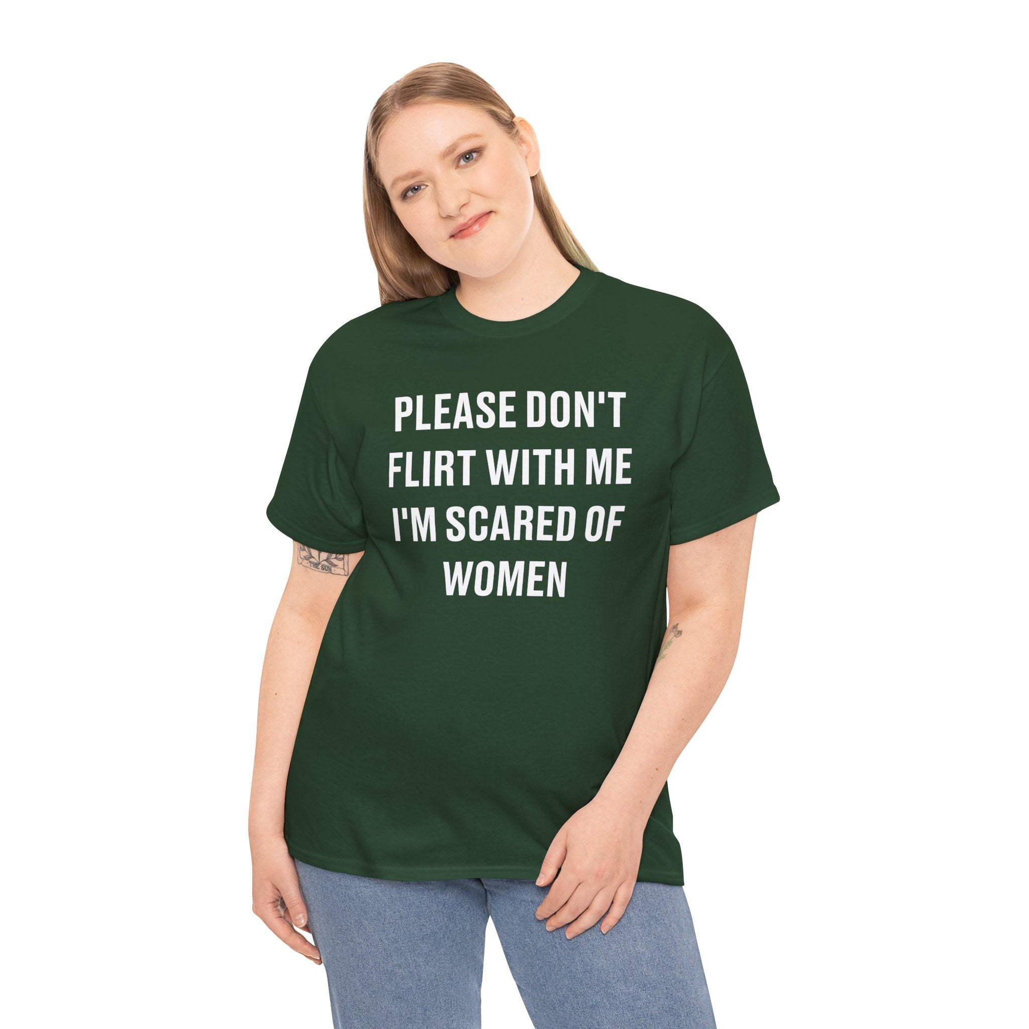 Please Don't Flirt With Me Graphic Tee